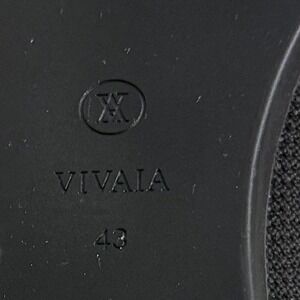 VIVAIA Black Knit Pointed Toe Flats Women's Ballet Shoes Size 43EU 11 US